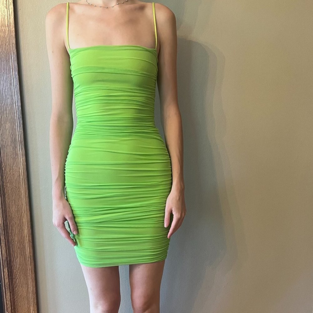 Oh Polly Green Bodycon Going Out Dress